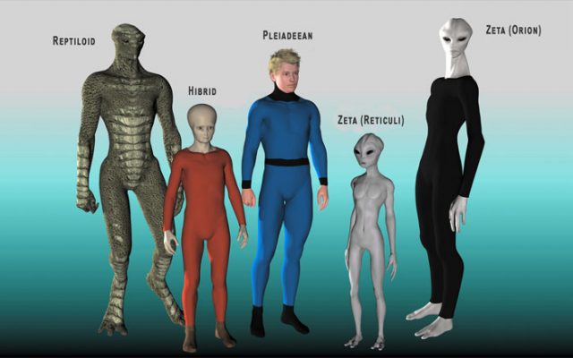 Speciile extraterestre umanoide